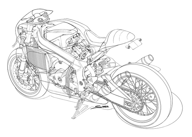 Despre customizarea unei motociclete Honda – varianta franceza (partea a II-a)