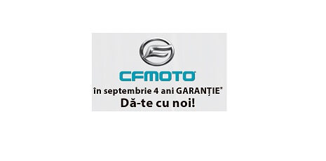 Promotie la toata gama CF Moto in septembrie