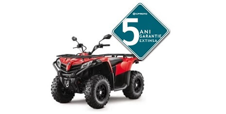 Profita de garantia extinsa pentru vehiculele CF Moto!