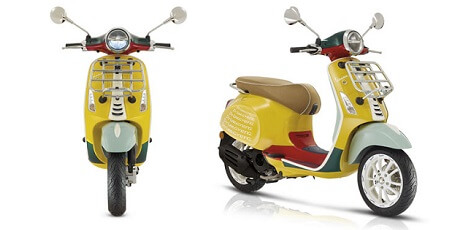 Scutere Vespa in editie speciala