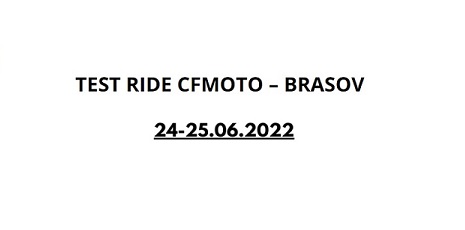 Caravana CFMOTO ajunge la Brasov