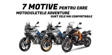 7 Motive pentru care motocicletele adventure sunt cele mai confortabile