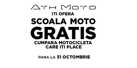 ATH MOTO iti ofera SCOALA MOTO GRATIS