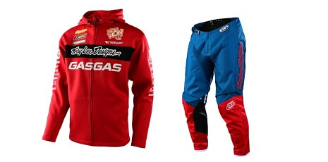 Colectia de echipamente Troy Lee Designs 2022 pentru riderii GasGas