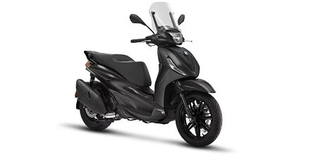 Piaggio introduce culoarea Deep Black pentru scuterele sale Beverly si MP3