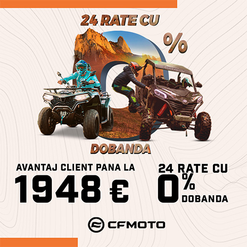 Promoție – ATV/SxS CFMOTO 