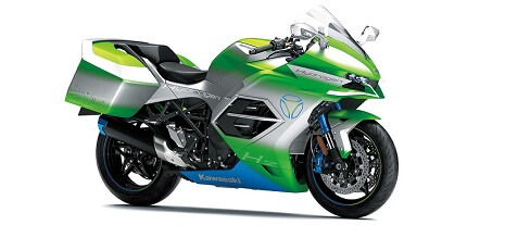 Kawasaki a uluit publicul de la Le Mans cu o demonstratie a motocicletei HySE pe hidrogen
